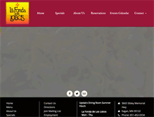 Tablet Screenshot of lafondas.com